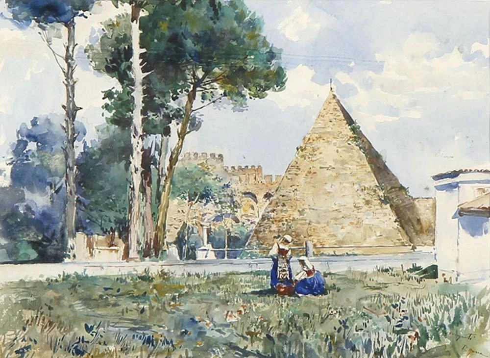 Piramide sulla Via Ostiense a Roma